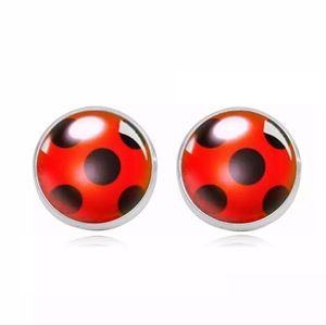 2020 New Ear Clip Ladybug Earrings